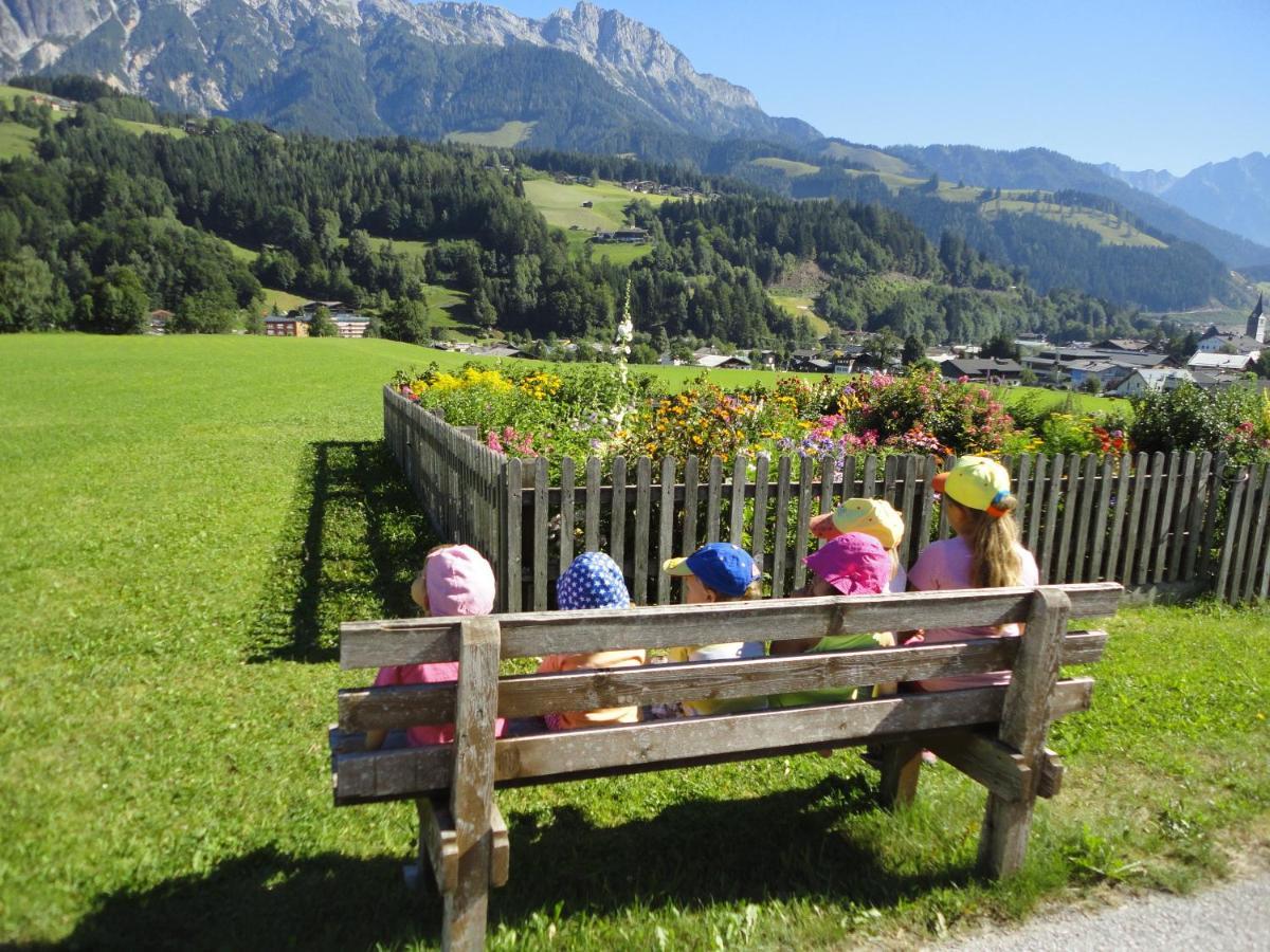 Ferienwohnung Schwarzbach Leogang Eksteriør billede